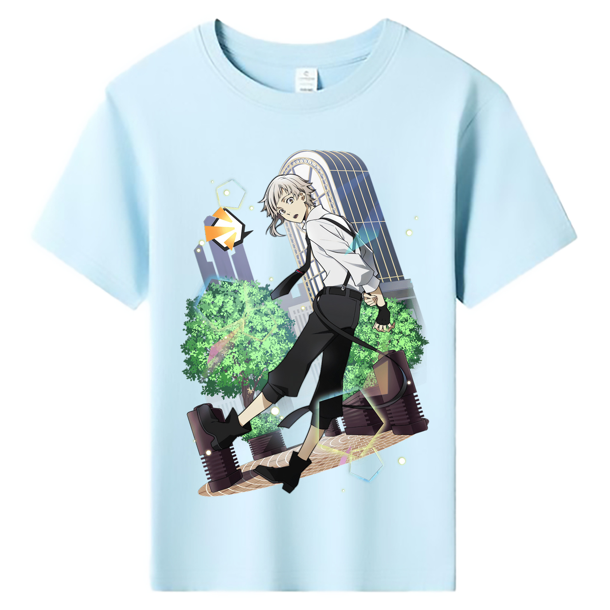 （画像用） 文豪ストレイドッグス Bungo Stray Dogs 綿100％キッズTシャツ（フロントプリント）